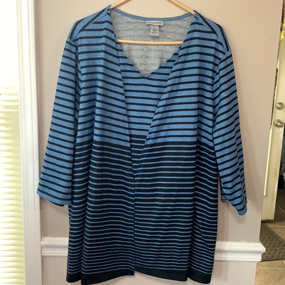 Catherines Sweaters - Catherines 3/4 sleeve 1 piece tank sweater combo